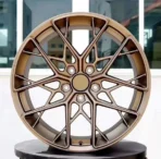 Bronze Custom Forged Wheels 5X108 Brushed Aluminum Alloy Car Wheels Forged Aluminum Alloy Wheels - Image 3