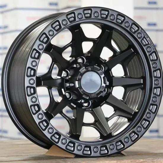 Candy Red Black 16 17 18 Inch New Design off Road Wheels with Bolt Pattern 6X139.1 6X114.3 for SUV Models