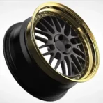 Car Accessories Car Wheels 15/16 Inch 5*114.3 Gold Lip Aftermarket Casting Alloy Rims - Image 3