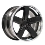 Car Rim 17 18 19 20 21 22 Inches Black Star Multi Spokes Polished Aluminum Alloy Wheel Rim - Image 2