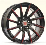 Car Rim Alloy Wheel Red Wheels Auto Part - Image 2