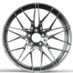 Casting A356 Aluminum Alloy Car Wheel 5 Holes Black Car Wheel Rims