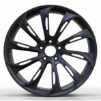 China 16 17 18 19 20 21 22 Inch 5/6 Holes High Performance Matt Black Polished Textured Finish Custom Aluminium Wheels Rims Alloy Wheels 5X114.3 5X139.7 - Image 2