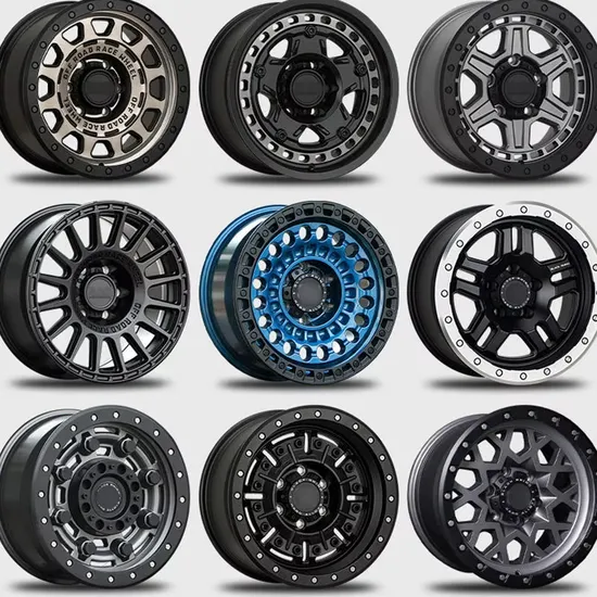 China Popular Design Matte Black 6-Hole 4X4 Deep Concave Forged off-Road Aluminum Alloy Wheel Car Rim