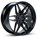 Classic Car Accessories Black Lightweight Alloy Wheel Rims Casting Forged Flow Forming Aluminum Alloy Wheel - Image 2