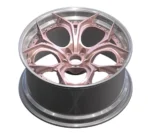 Custom 4X100 Pink Car Rims with Hearts Shape Alloy Wheels 16 Inch 4 Hole for Smart - Image 2