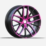 Custom New Design Auto Parts Cheap Price Replica Wheels Made in China Purple Replica Rims - Image 2