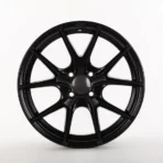 Custom R 17 18 19 20 21 Inch Alloy Forged 10j 5X112 Wheels Matt Black - Image 2