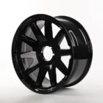 Custom R 17 18 19 20 21 Inch Alloy Forged 10j 5X112 Wheels Matt Black - Image 3