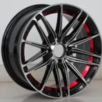 Custom Rims17 18 19 20inch Black with Machine Face Concave Aluminum Alloy Forged Wheels - Image 2