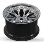 Customized 2 Piece Dodge Hellcat Concave Brushed Forged 5 Holes Car Wheels - Image 3