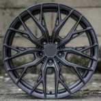 Customized Multispoke 20inch 5*114.3 Black Machine Face Aluminum Forged Alloy Passenger Car Wheels - Image 2