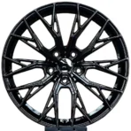 Customized Multispoke 20inch 5*114.3 Black Machine Face Aluminum Forged Alloy Passenger Car Wheels