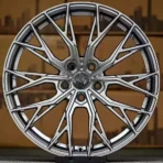 Customized Multispoke 20inch 5*114.3 Black Machine Face Aluminum Forged Alloy Passenger Car Wheels - Image 4