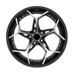 Deep Concave Forged Wheels 2-Pieces Passenger Car Aluminum Alloy Rims 5X120 Wheels for Luxury Cars - Image 2