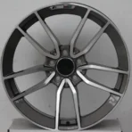 Factory Sale 5 Holes Aluminum Alloy Black Machined Car Wheel - Image 4