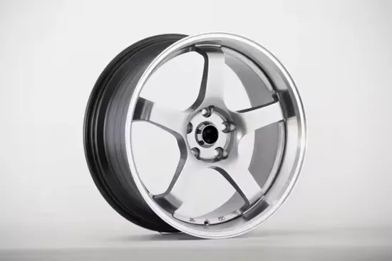 Factory Sale High Quality Car Wheel Rays Style 5 Holes Silver Black Bronze Painting Wheel Rim