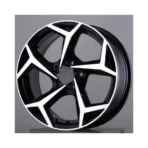 Flow Formed 5 Holes Black Machined Car Aluminum Alloy Wheel Rim - Image 4