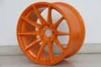 Flow Forming Orange 16-20 Inch PCD 4*100/4*114.3 Et 40 Aluminum Alloy Passenger Car Wheel Rim Aftermarket Rim - Image 2