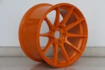 Flow Forming Orange 16-20 Inch PCD 4*100/4*114.3 Et 40 Aluminum Alloy Passenger Car Wheel Rim Aftermarket Rim - Image 3