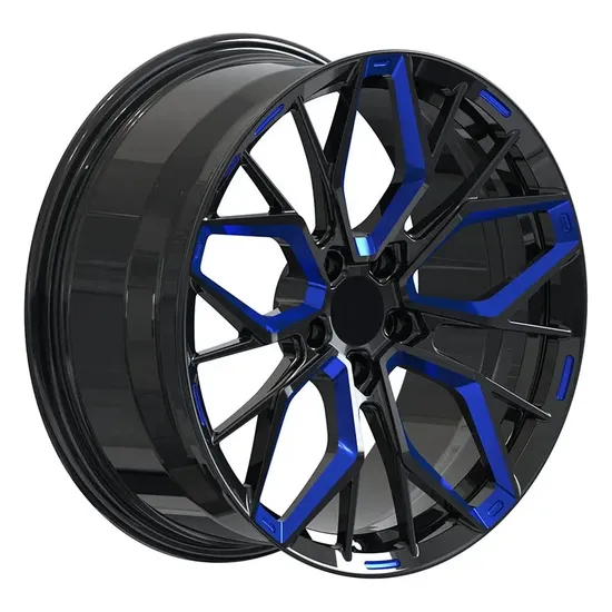 Forged 16 17 18 19 20 21 22 Passenger Car Alloy Wheel Rim Gloss Black Full Coating 5X112 Wheels