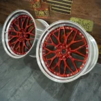 Forged Wheels 20 Inch 5X120 2 Piece Wheel Rim for Car Oy17054 Red