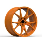 Golden Color Auto Parts Aluminum Alloy Car Wheels Suit for Various Cars