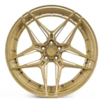 Golden Multi-Spoke Car Rims 5X112/5X127/5X130 18/19/20inch Deep-Concave Forged Alloy Wheels - Image 4