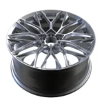 High Perfomance 5 Holes Black Silver Painting Pretty Aluminum Alloy Car Wheel - Image 3