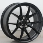 High Performance Black Silver Gunmetal Painting 5 Holes Aluminum Alloy Car Wheel - Image 3