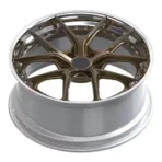High Performance Two-Piece Forged Car Wheel Customized Color 5 Holes Aluminum Alloy Car Wheel - Image 3