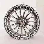 High Quality Car Alloy Wheel 15 16 17 Inch PCD 5X114.3 Deep Dish Wheel Rim Hyper Black - Image 2