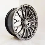 High Quality Car Alloy Wheel 15 16 17 Inch PCD 5X114.3 Deep Dish Wheel Rim Hyper Black - Image 3