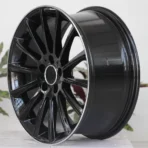 5 Holes Black Machined Aluminum Alloy Car Wheel - Image 3
