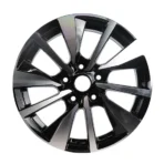 High Quality Silver Machined Face 5 Holes Replica Car Wheel Rims - Image 2