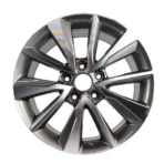 High Quality Silver Machined Face 5 Holes Replica Car Wheel Rims - Image 4
