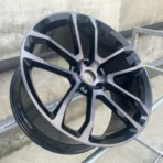 High Strength Customized Black Machined Face 5 Holes Alloy Wheel for Car - Image 4