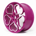 Forged Aluminum Deep Pink Custom Logo Rims for Ladies