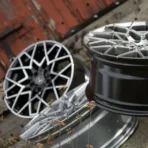 Hot Sale 16/17/18/19/20inch 20*85 Wholesale Car Accessories Replica Alloy Wheels with Matte Black Finish Options - Image 4