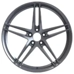 Hot Sale Forged Alloy Car Wheel Rims for Passenger Cars 5 Holes Black and Gold Painting - Image 2