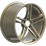 Hot Sale Forged Alloy Car Wheel Rims for Passenger Cars 5 Holes Black and Gold Painting