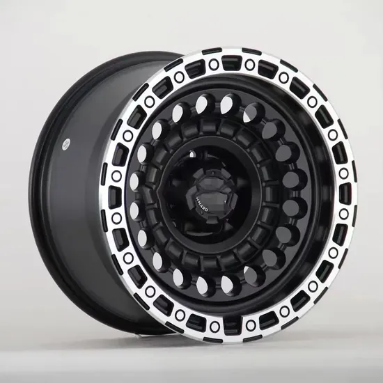 Hot Sale Wholesale 4X4 off-Road 6 Holes Black Wheel Rim SUV Alloy Car Wheel Rim