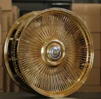 Hot-Sale Wire Wheel Rose Gold Siver Chrome Multi Spokes 18/20/22/24/26inch Forged Rim Wheel