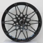 Hot Sell 5 Holes Aluminum Alloy Car Wheel Black Machined Car Wheel Rim - Image 3