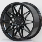 Hot Sell 5 Holes Aluminum Alloy Car Wheel Black Machined Car Wheel Rim - Image 4