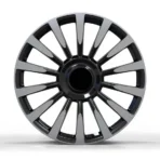 Hot Sell New Design Black Machined Face Alloy Car Wheels 17 18 Inch Rims - Image 2