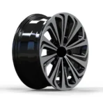 Hot Sell New Design Black Machined Face Alloy Car Wheels 17 18 Inch Rims