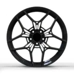 Hyper Black Spoke Aluminum Alloy Car Wheel for Mainstream Car - Image 4