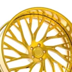 Luxury Cheap Staggered Mesh Golden Auto Alloy Car Rims Wheels - Image 3
