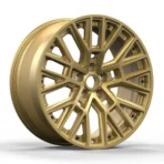 Luxury Cheap Staggered Mesh Golden Auto Alloy Car Rims Wheels - Image 4